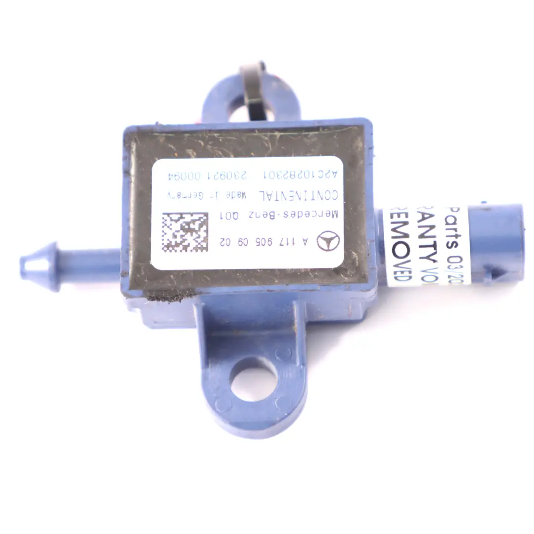 Crash Sensor Pedestrian Protection to Mercedes C117 with Part number a1179050902 Mercedes C117 Crash Sensor Pedestrian Protection - SKU a1179050902 - Part number a1179050902