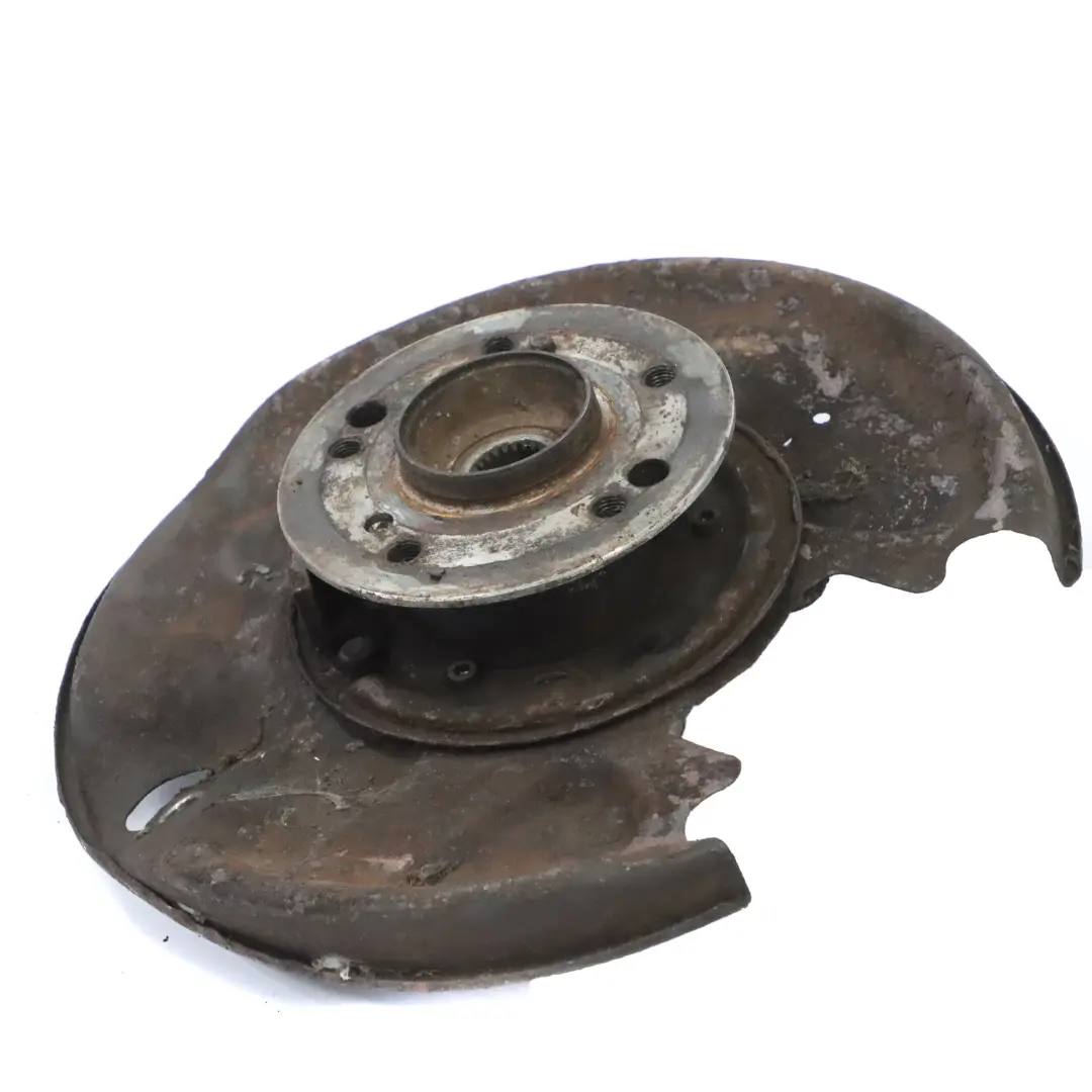 Rueda trasera izquierda Suspensión Eje Hub Mount para Mercedes W124 con número de pieza A1243501032 Mercedes W124 Rueda trasera izquierda Suspensión Eje Hub Mount - SKU A1243501032 - Número de pieza A1243501032