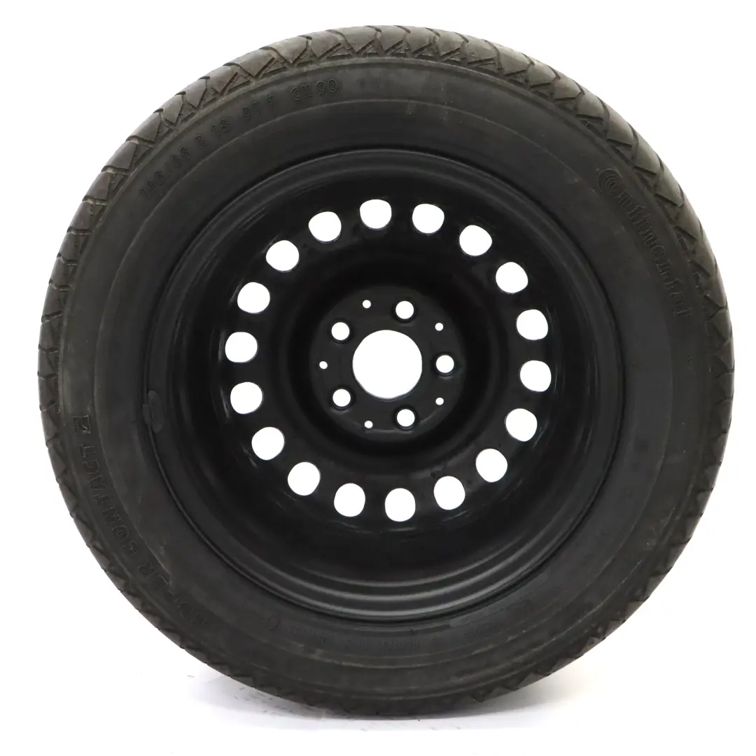 Koło zapasowe Stalowe R15 Opona 195/65 do Mercedes W124 S124 o numerze A1244001002 Mercedes W124 S124 Koło zapasowe Stalowe R15 Opona 195/65 - SKU A1244001002 - Numer Części A1244001002