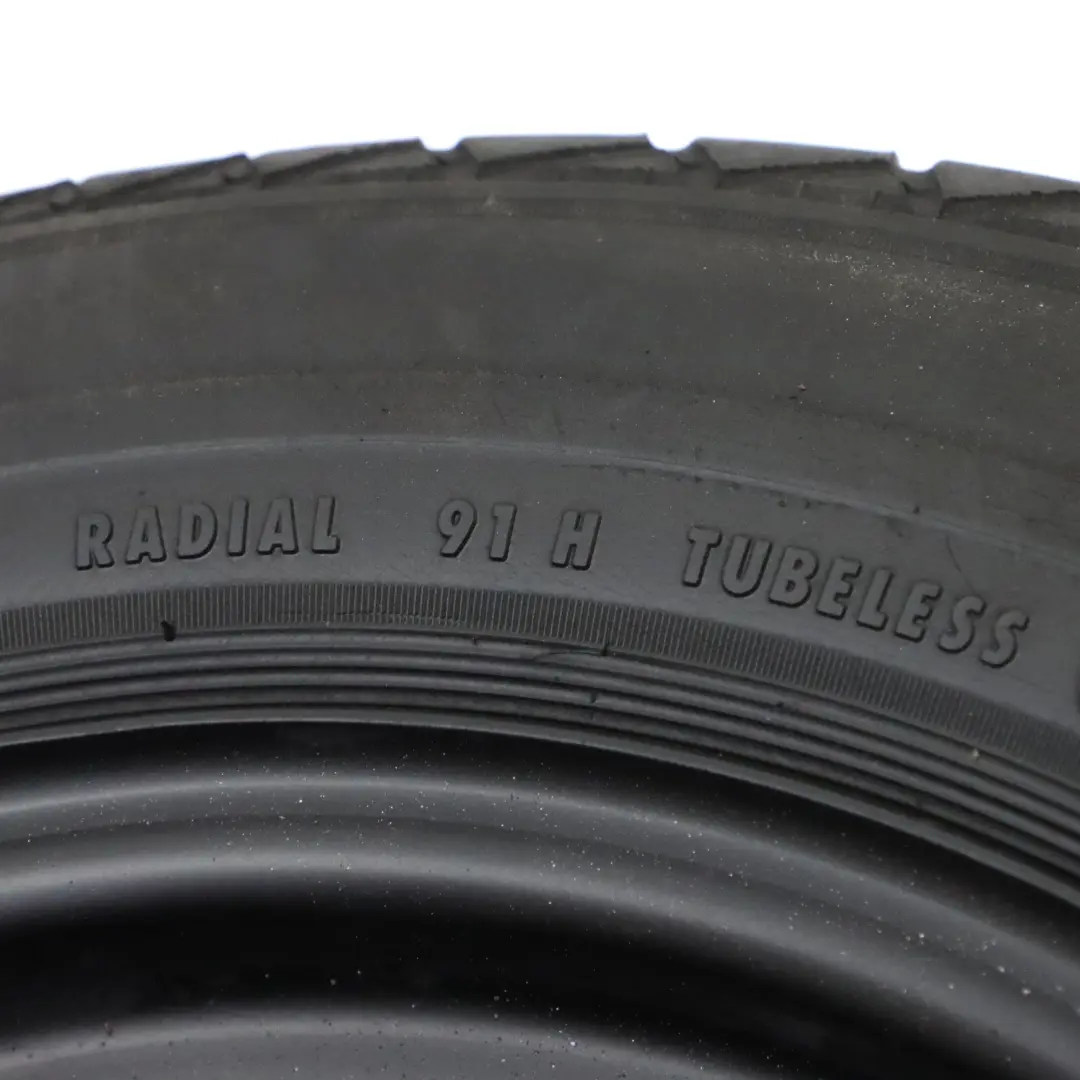 Mercedes W124 S124 Spare Wheel Steel R15 Tyre 195/65 - SKU A1244001002 - Part number A1244001002