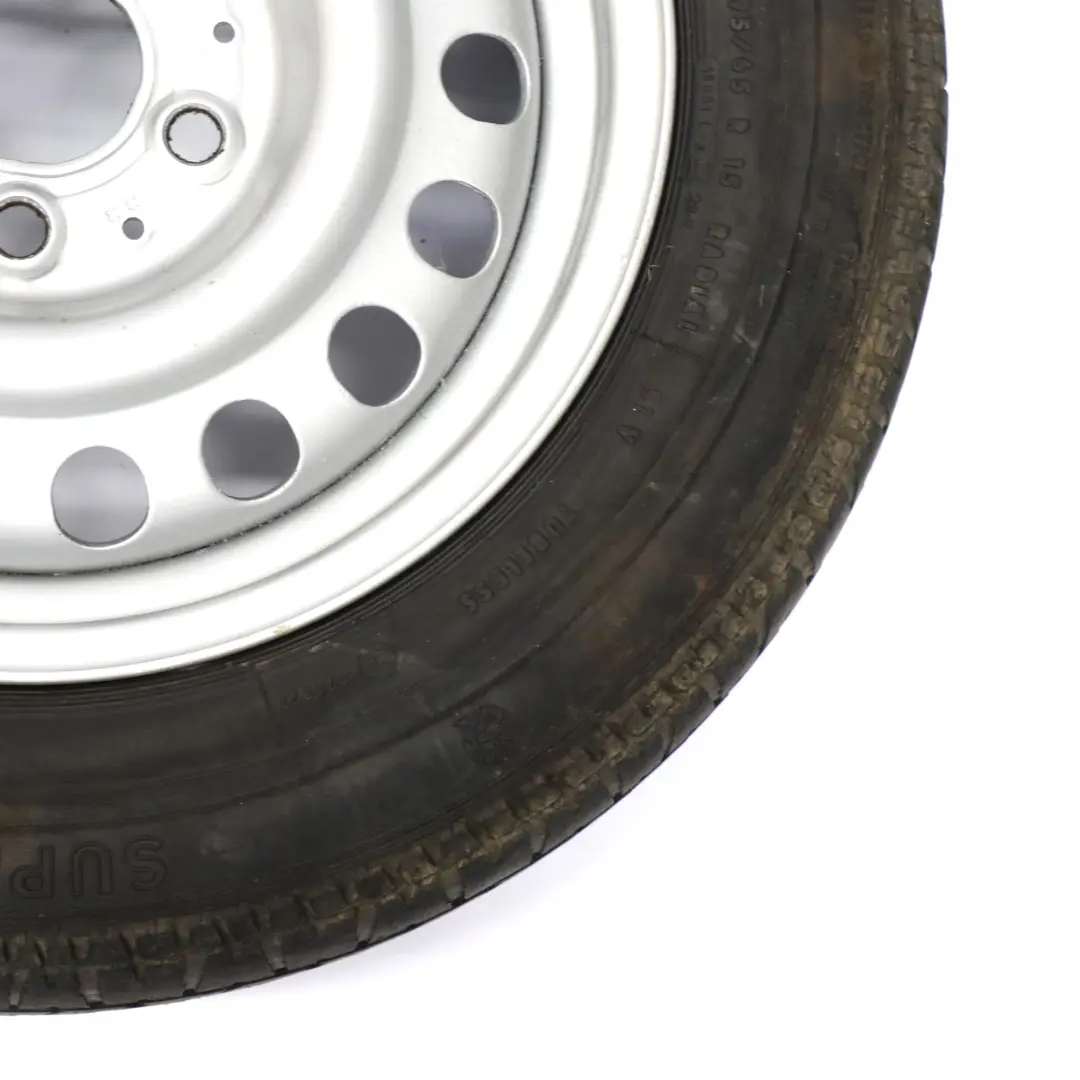 Mercedes W124 Jante acier avec pneu Continental 195/65 R15 6,5J - SKU A1244001202 - Numéro de pièce A1244001202