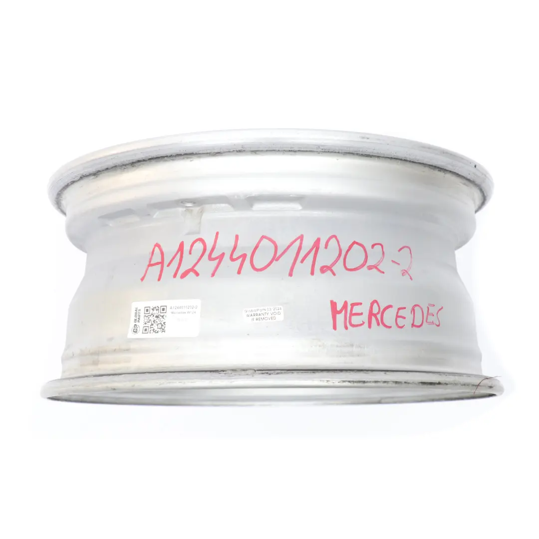 Mercedes W124 Silver Wheel Alloy Rim 15" 6,5J ET:44 8 Hole - SKU A1244011202-2 - Part number A1244011202