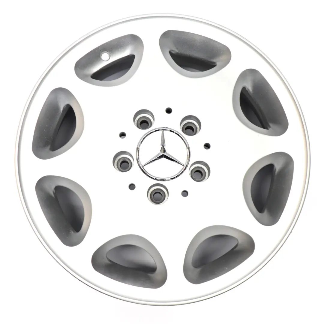 Alloy Rim 15" 6,5J ET:44 8 Hole to Mercedes W124 Silver Wheel with Part number A1244011202 Mercedes W124 Silver Wheel Alloy Rim 15" 6,5J ET:44 8 Hole - SKU A1244011202-4 - Part number A1244011202
