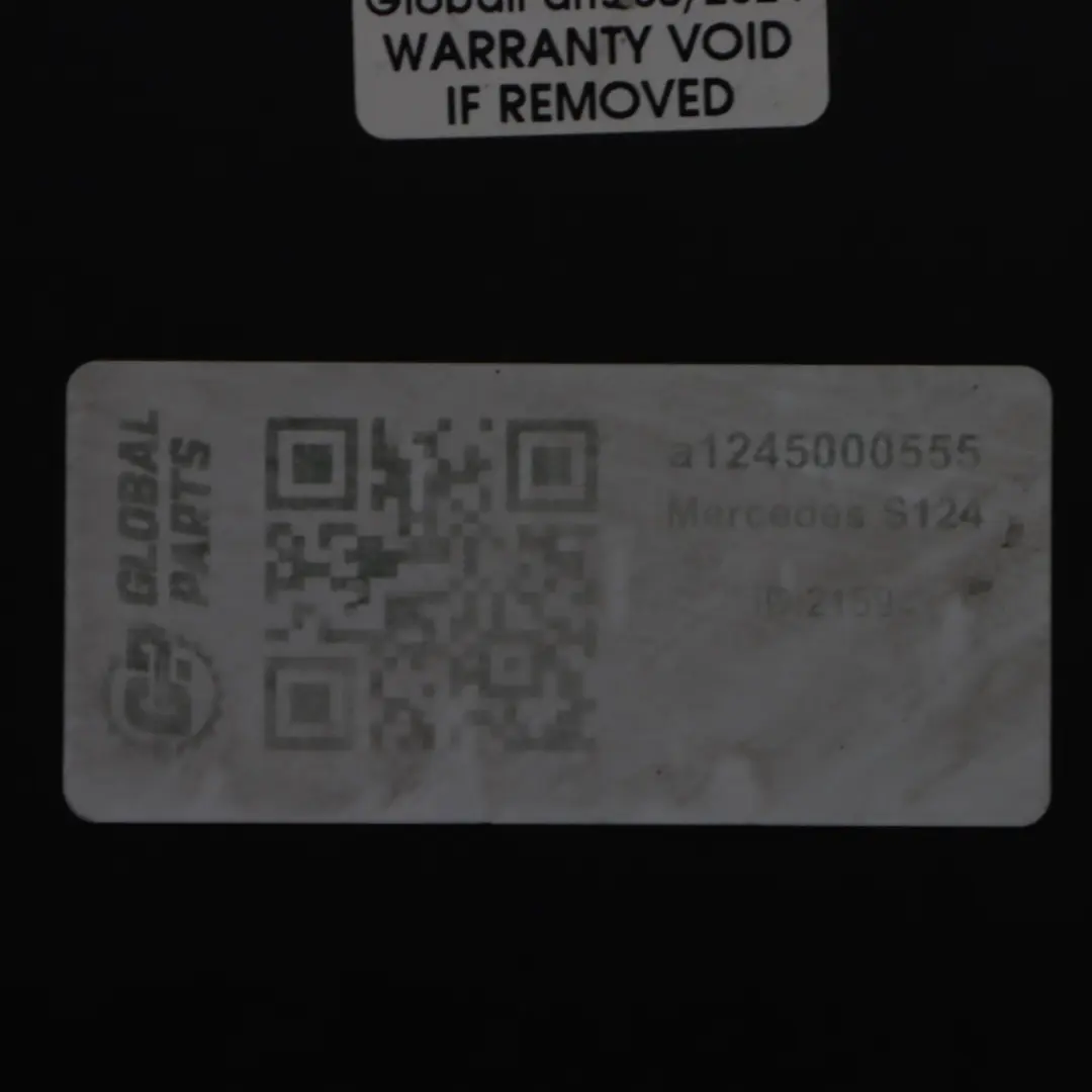  Carcasa marco cubierta ventilador radiador Mercedes W124 - SKU A1245000555 - Número de pieza A1245000555