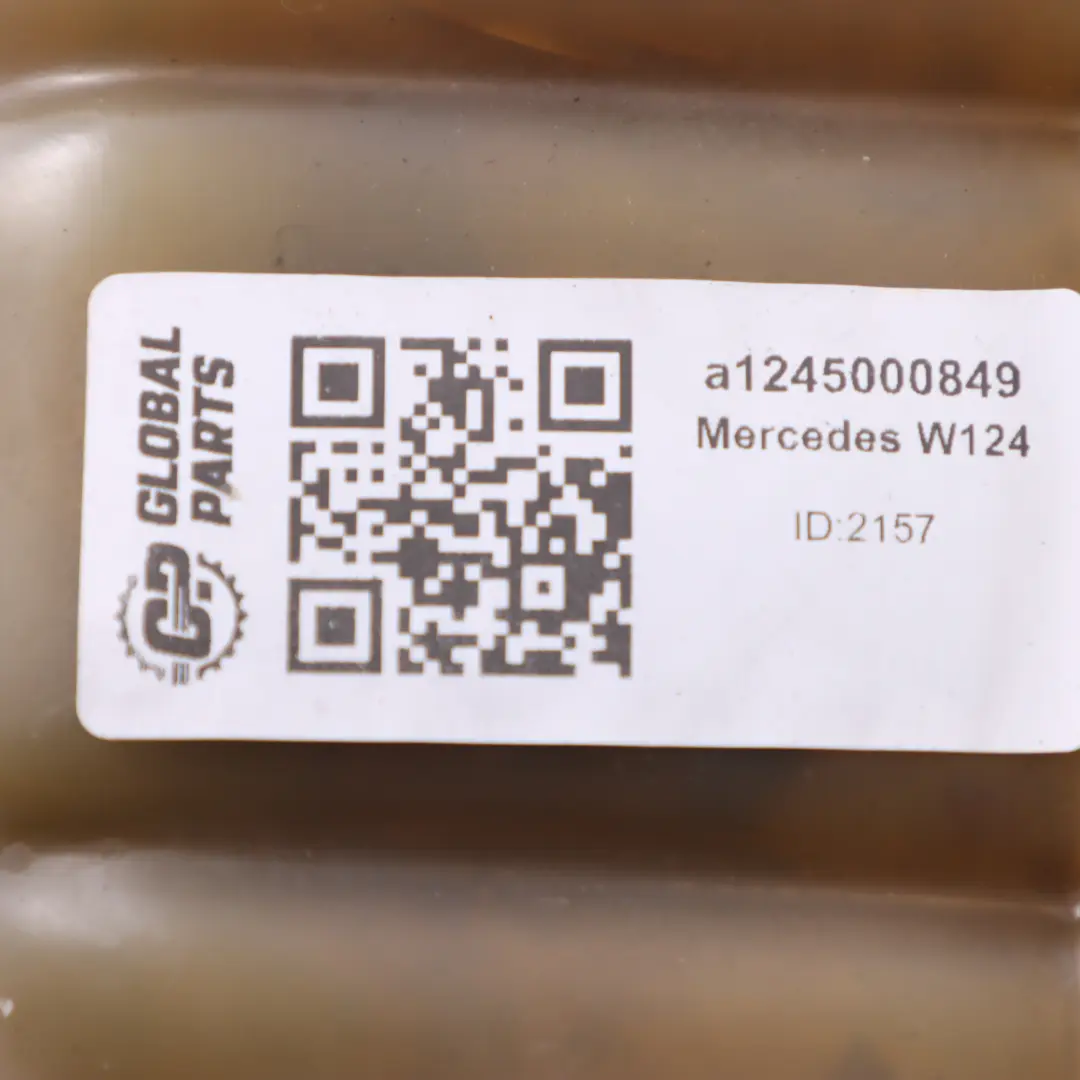 E280 Gasolina M103.940 Depósito expansión refrigerante para Mercedes W124 con número de pieza A1245000849 Mercedes W124 E280 Gasolina M103.940 Depósito expansión refrigerante - SKU A1245000849 - Número de pieza A1245000849