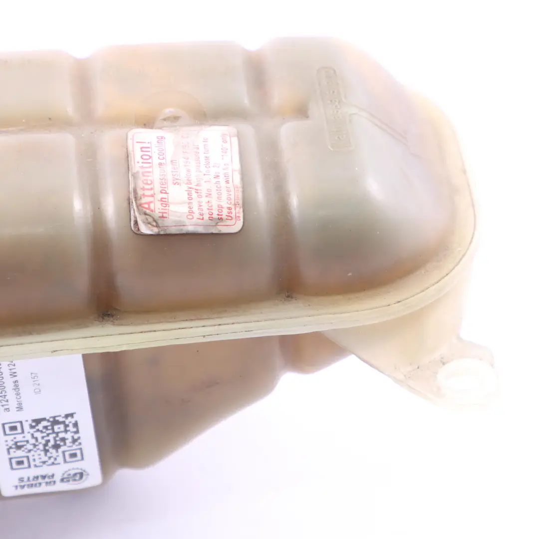 Mercedes W124 E280 Gasolina M103.940 Depósito expansión refrigerante - SKU A1245000849 - Número de pieza A1245000849