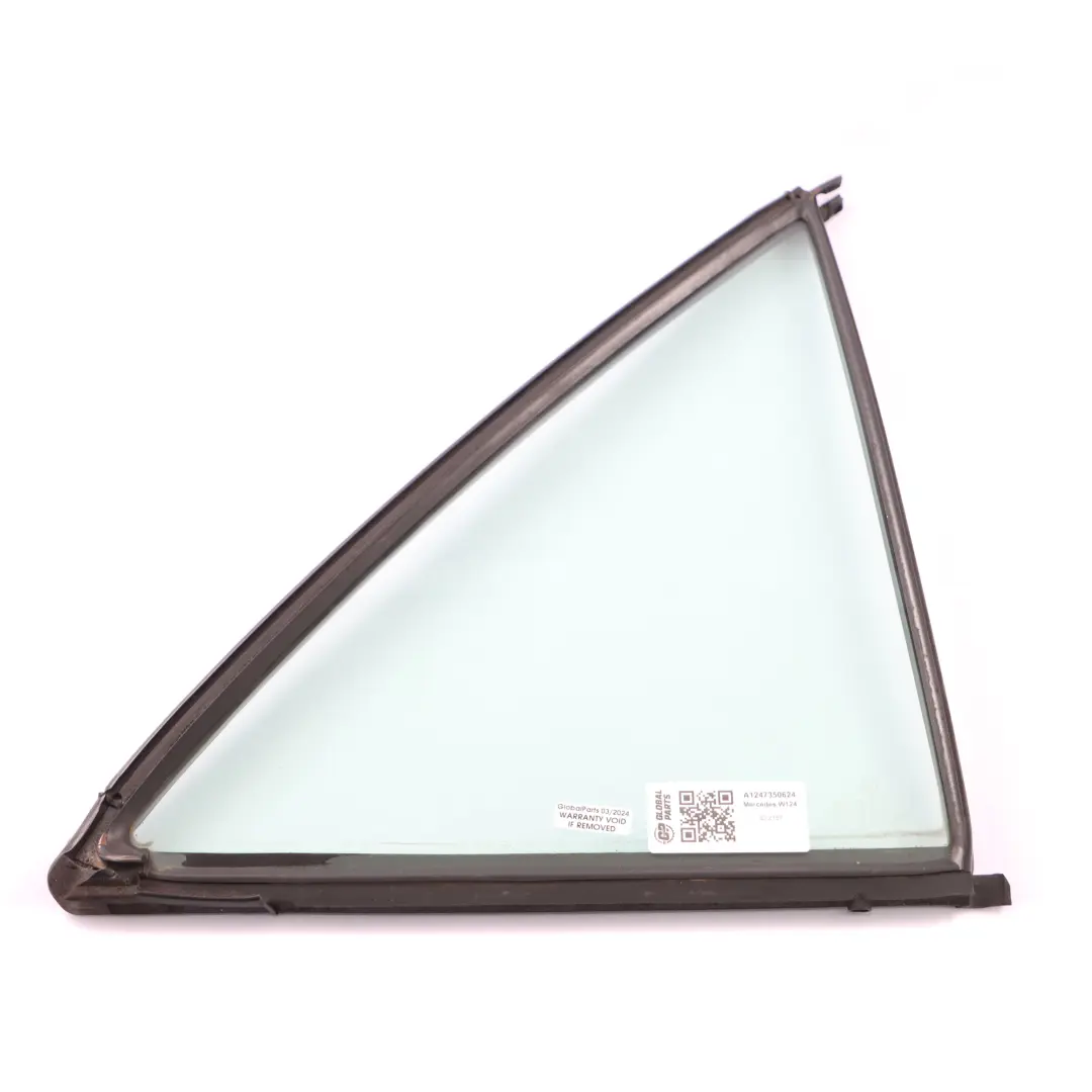 Ventana Mercedes W124 Puerta Trasera Derecha Cristal Fijo AS2 ESG para con número de pieza A1247350409 Ventana Mercedes W124 Puerta Trasera Derecha Cristal Fijo AS2 ESG - SKU A1247350624 - Número de pieza A1247350409