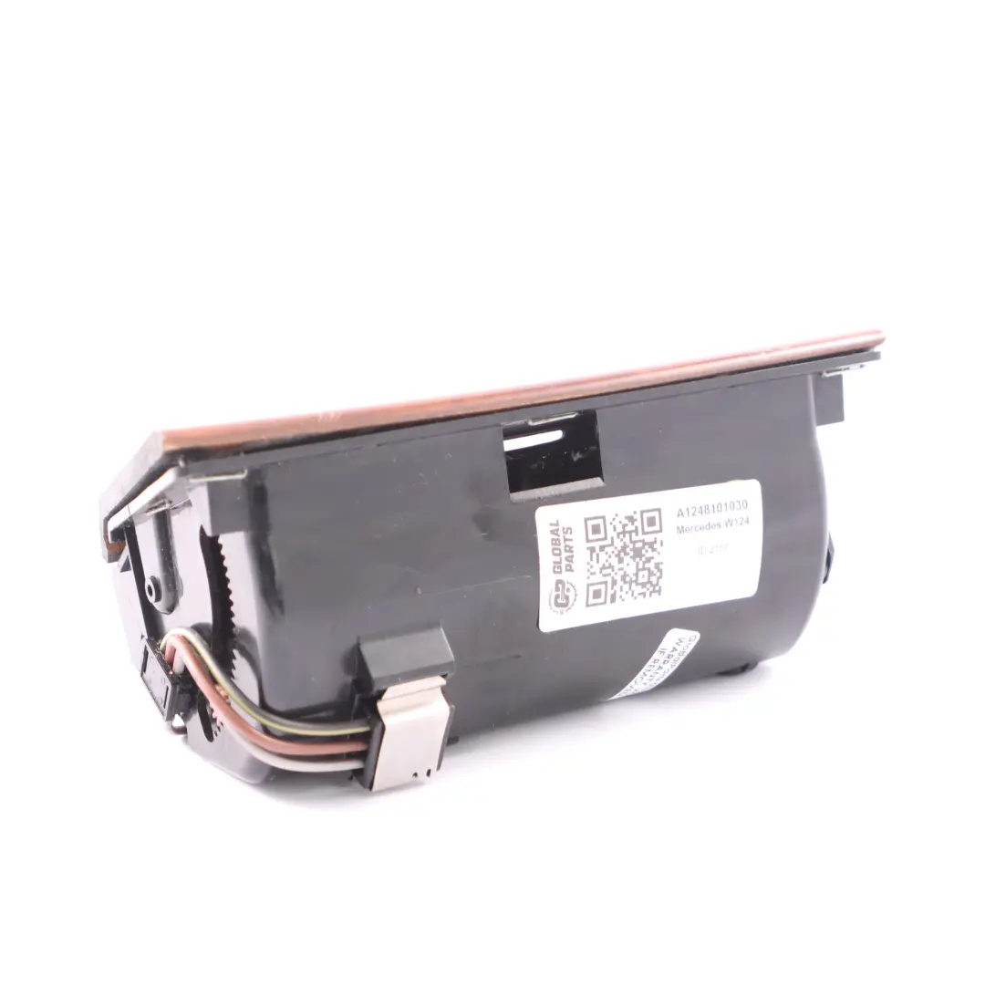 Cenicero Mercedes W124 Consola Central Encendedor Madera Zebrano para con número de pieza A1248101030 Cenicero Mercedes W124 Consola Central Encendedor Madera Zebrano - SKU A1248101030 - Número de pieza A1248101030