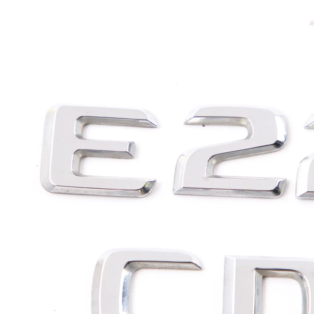  Trunk Emblem Mercedes W211 W212 Lettering E220 CDI Rear Boot Tailgate Adhered - SKU A1248175515-1 - Part number A1248175515