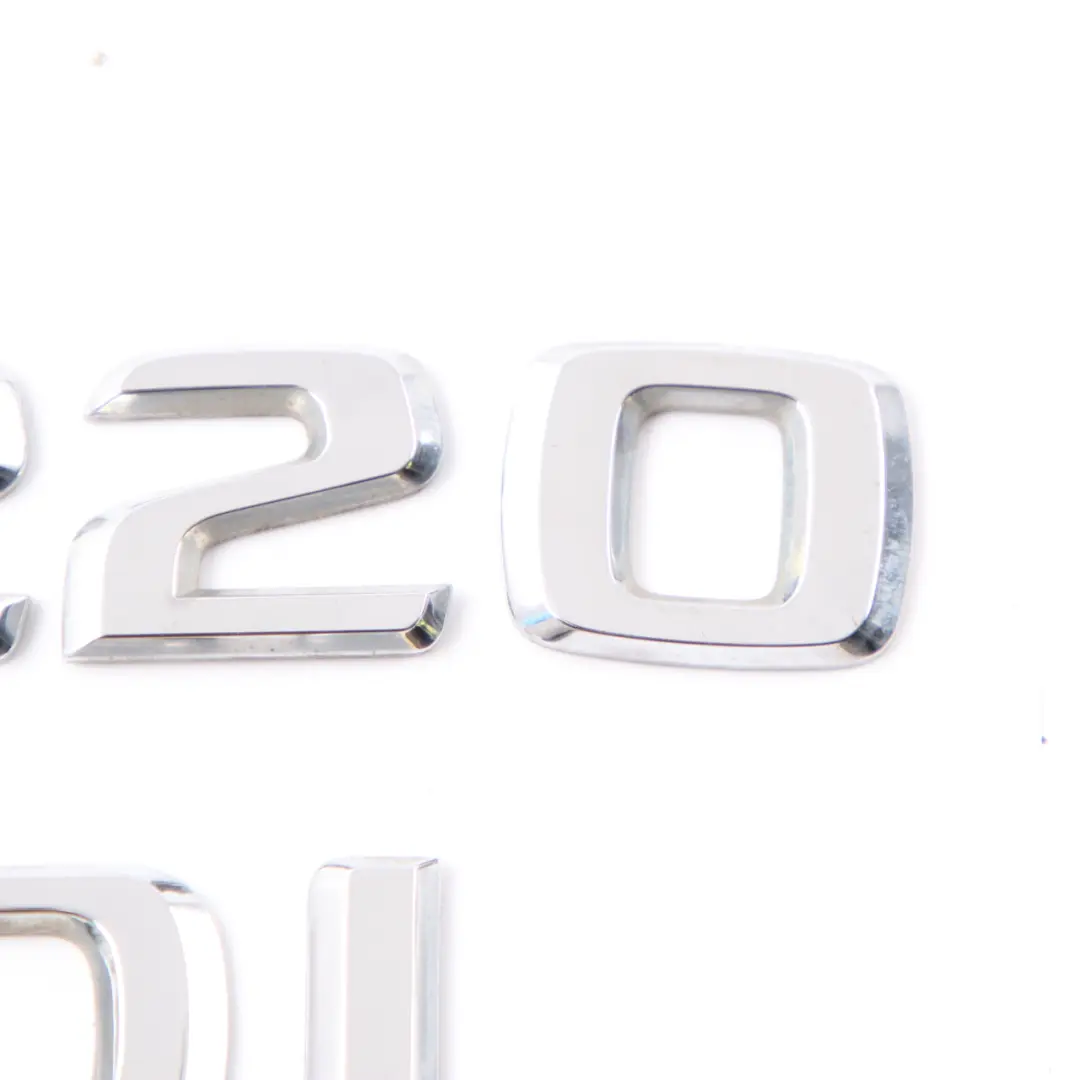  Emblema Maletero Mercedes W211 W212 Lettering E220 CDI Portón Trasero Adherido - SKU A1248175515-1 - Número de pieza A1248175515