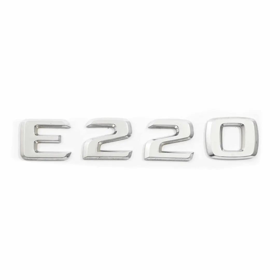 Trasera Boot Trunk Tailgate Adherido Emblema Lettering E220 para Mercedes W211 W212 con número de pieza A1248175515 Mercedes W211 W212 Trasera Boot Trunk Tailgate Adherido Emblema Lettering E220 - SKU A1248175515 - Número de pieza A1248175515