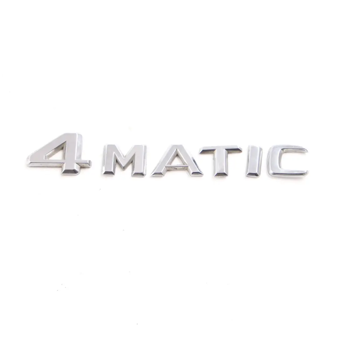 4Matic Trunk Emblem Rear Adhered Boot Badge Logo to Mercedes ML W164 with Part number A1248176215 Mercedes ML W164 4Matic Trunk Emblem Rear Adhered Boot Badge Logo - SKU A1248176215 - Part number A1248176215