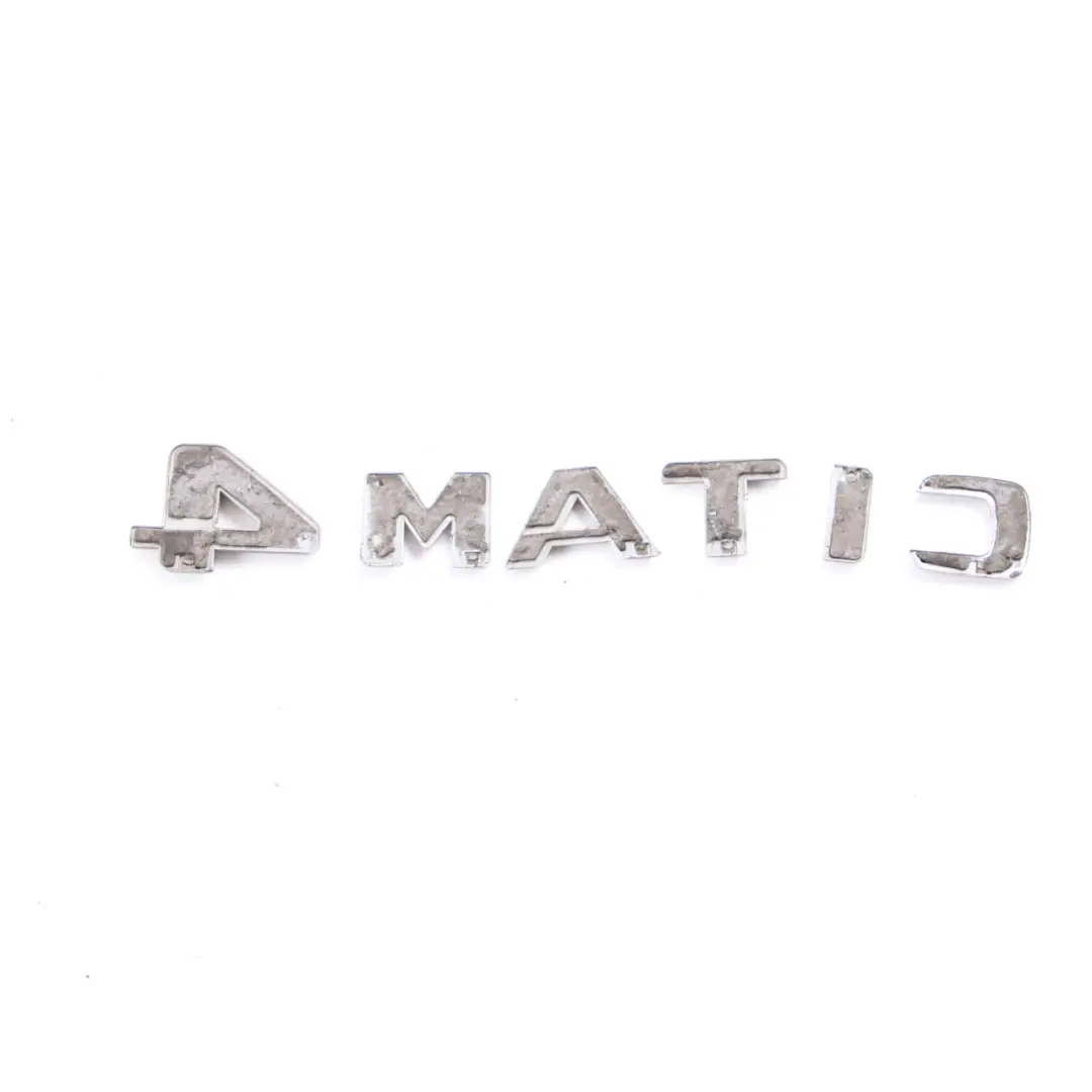 Mercedes ML W164 4Matic Trunk Emblem Rear Adhered Boot Badge Logo - SKU A1248176215 - Part number A1248176215