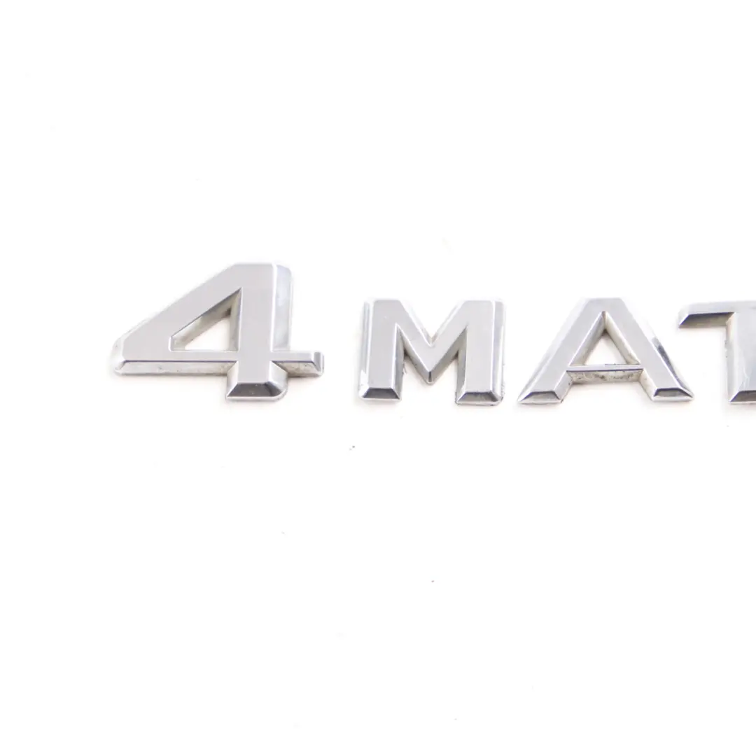 Mercedes ML W164 4Matic Trunk Emblem Rear Adhered Boot Badge Logo - SKU A1248176215 - Part number A1248176215