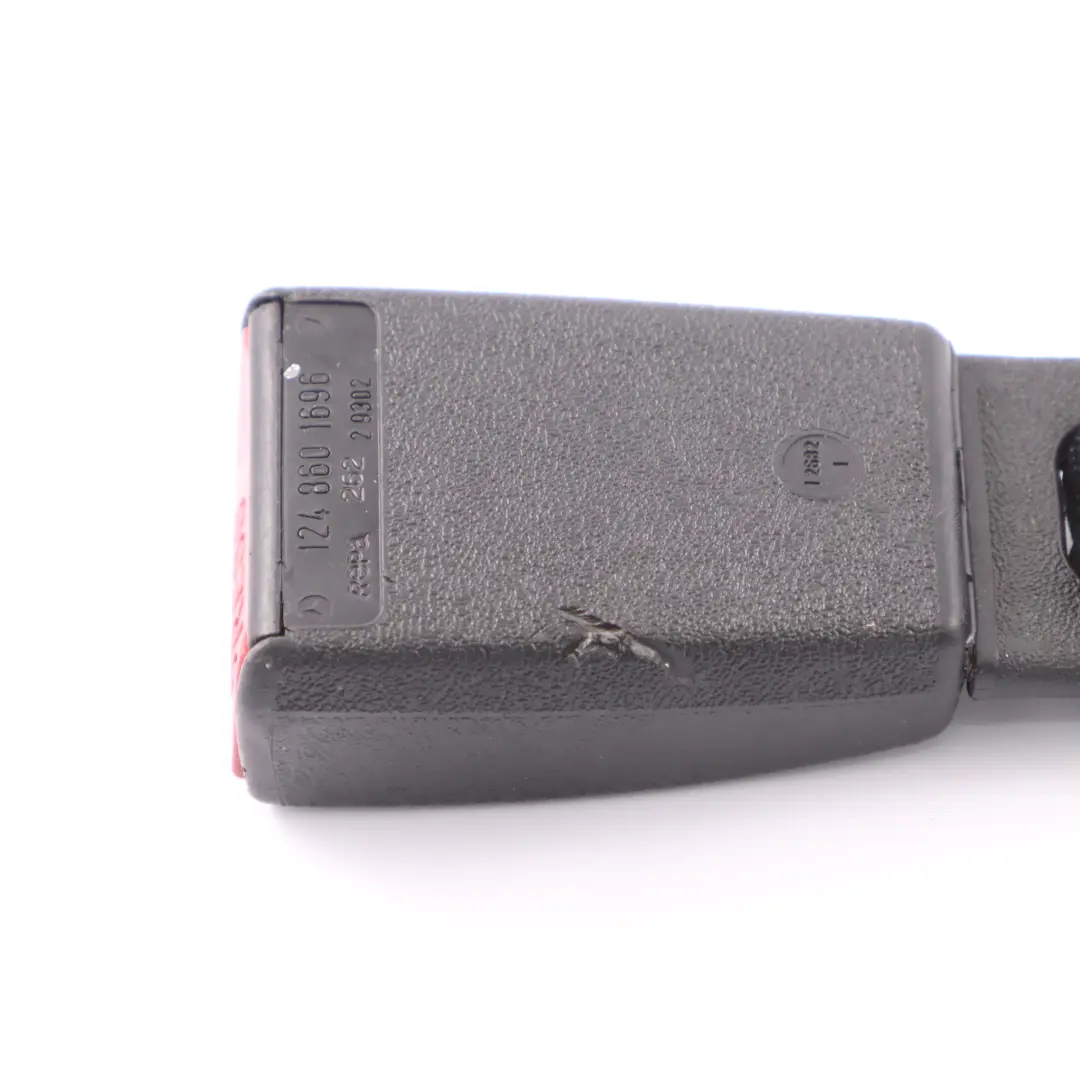Mercedes W124 Rear Seat Seat Belt Double Latch Center Right - SKU A1248601696 - Part number A1248601696