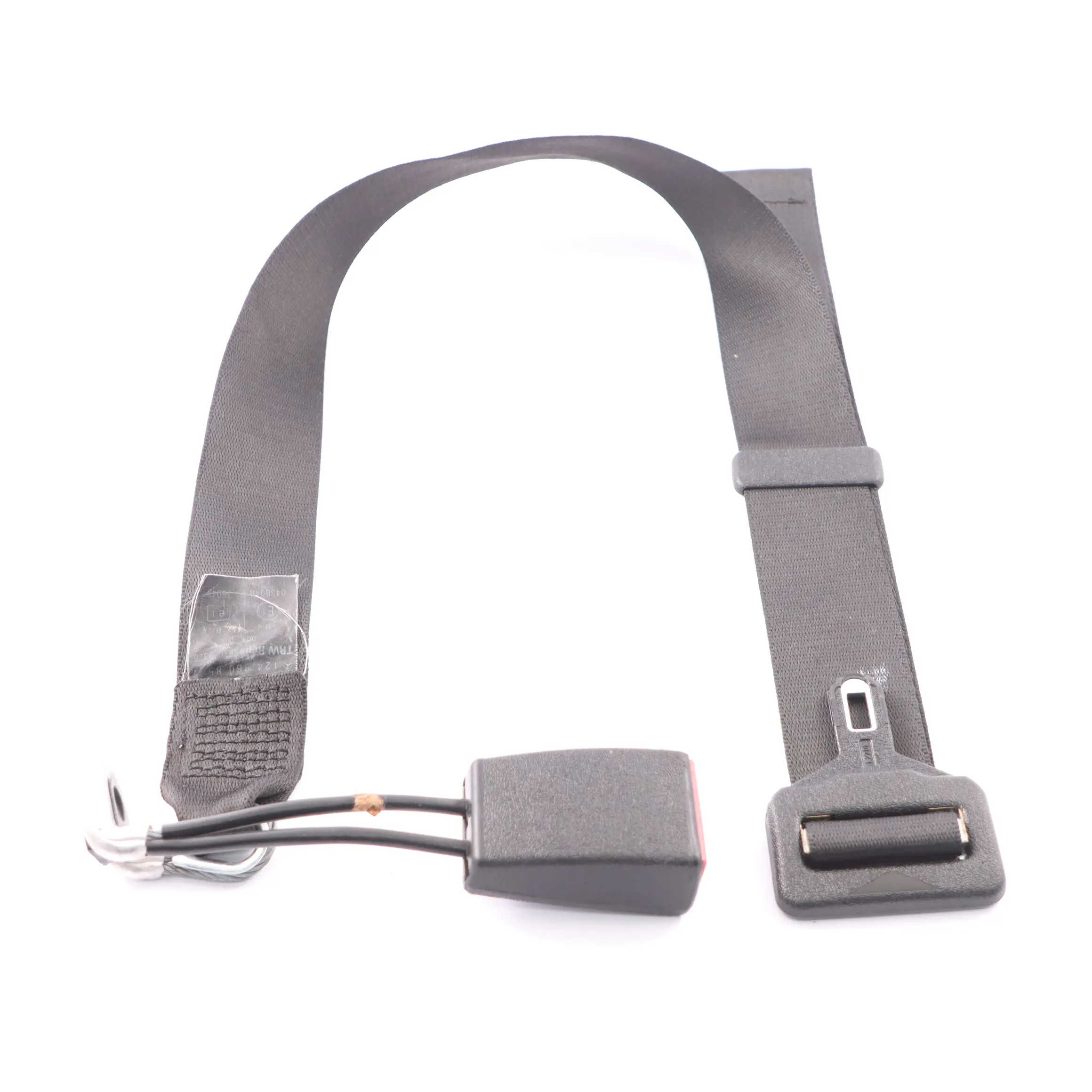 Mercedes W124 E280 Rear Seat Middle Safety Belt Left Latch N/S A1248608585