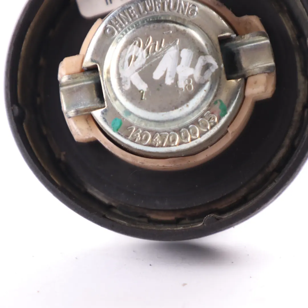 Filler Cap Mercedes R170 W202 W208 W210 Tank Lid Black Covering to Fuel with Part number A1404700005 Fuel Filler Cap Mercedes R170 W202 W208 W210 Tank Lid Black Covering - SKU A1404700005 - Part number A1404700005