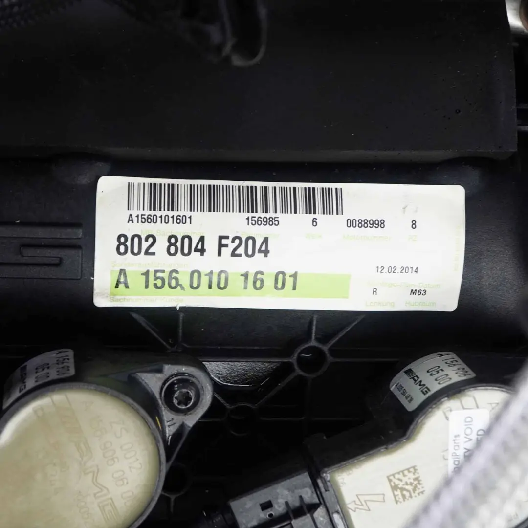 Mercedes W204 C63 W212 E63 AMG Motor Completo 156985 156.985 457HP 62k, GARANTIA - SKU A1560101601-1 - Número de pieza A1560101601