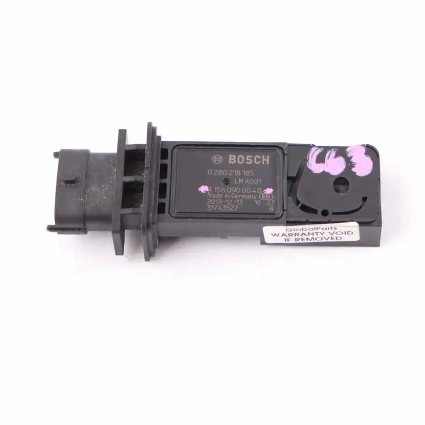 Mercedes W204 C63 AMG Air Flow Sensor Mass Meter 0280218185 - SKU A1560900048 - Part number A1560900048