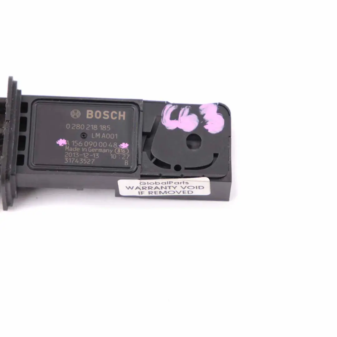 C63 AMG Air Flow Sensor Mass Meter 0280218185 to Mercedes W204 with Part number A1560900048 Mercedes W204 C63 AMG Air Flow Sensor Mass Meter 0280218185 - SKU A1560900048 - Part number A1560900048