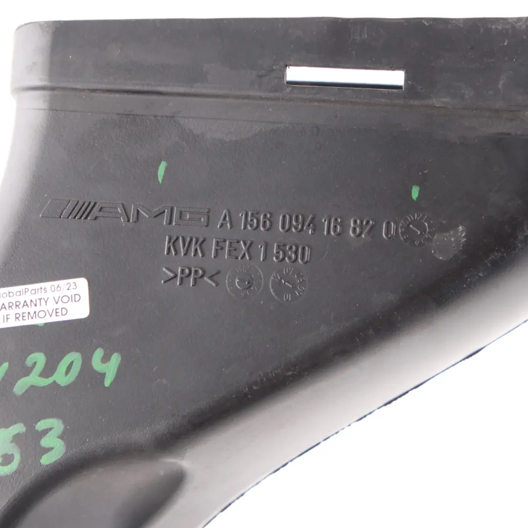 Intake Tube Mercedes W204 M156 AMG Right O/S Air Channel to Air with Part number A1560941682 Air Intake Tube Mercedes W204 M156 AMG Right O/S Air Channel - SKU A1560941682 - Part number A1560941682