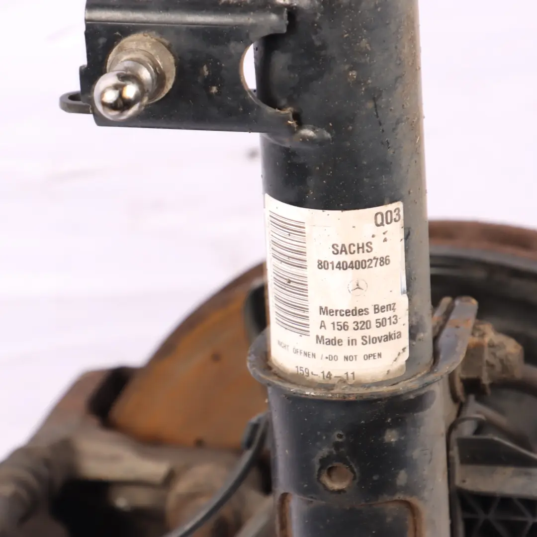 Front Right O/S Suspension Leg Brake Disc Caliper Wheel Hub to Mercedes X156 with Part number A1563231600 Mercedes X156 Front Right O/S Suspension Leg Brake Disc Caliper Wheel Hub - SKU A1563231600 - Part number A1563231600