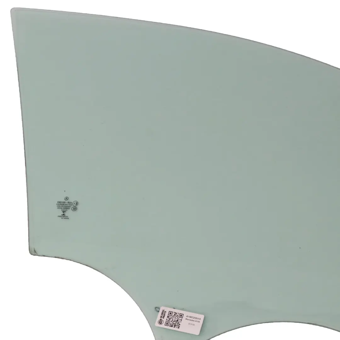 Fenster Glas Tür vorne links Verglasung AS2 für Mercedes GLA X156 mit Teilenummer A1567250110 Mercedes GLA X156 Fenster Glas Tür vorne links Verglasung AS2 - SKU A1567250110 - Teilenummer A1567250110