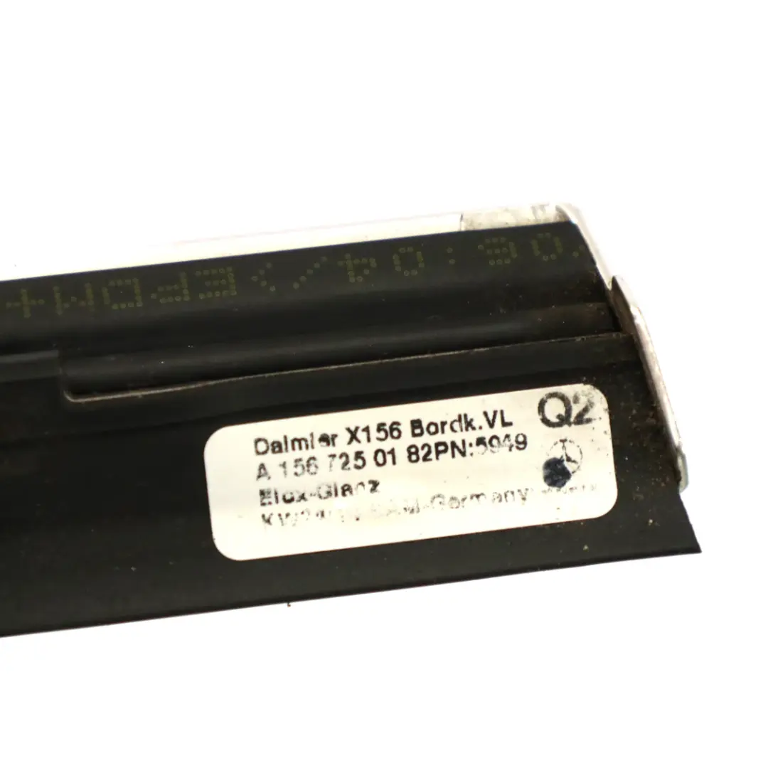 Moldura ventana puerta delantera izquierda burlete para Mercedes X156 con número de pieza A1567250182 Mercedes X156 Moldura ventana puerta delantera izquierda burlete - SKU A1567250182 - Número de pieza A1567250182