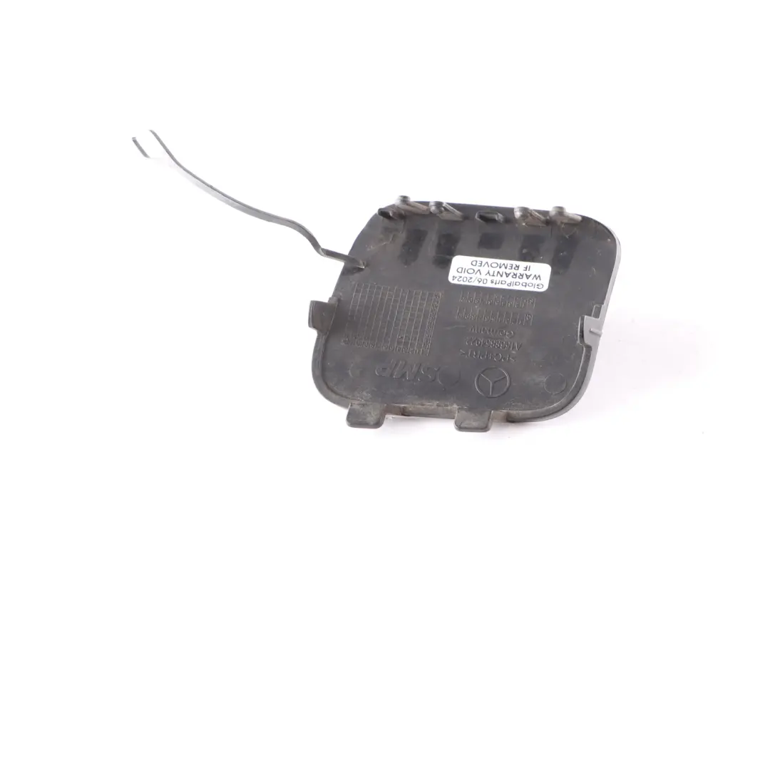 Class X156 Front Bumper Tow Towing Eye Hook Cap Mountain Grey - 787 to Mercedes GLA with Part number A1568854922 Mercedes GLA Class X156 Front Bumper Tow Towing Eye Hook Cap Mountain Grey - 787 - SKU A1568854922-MG - Part number A1568854922