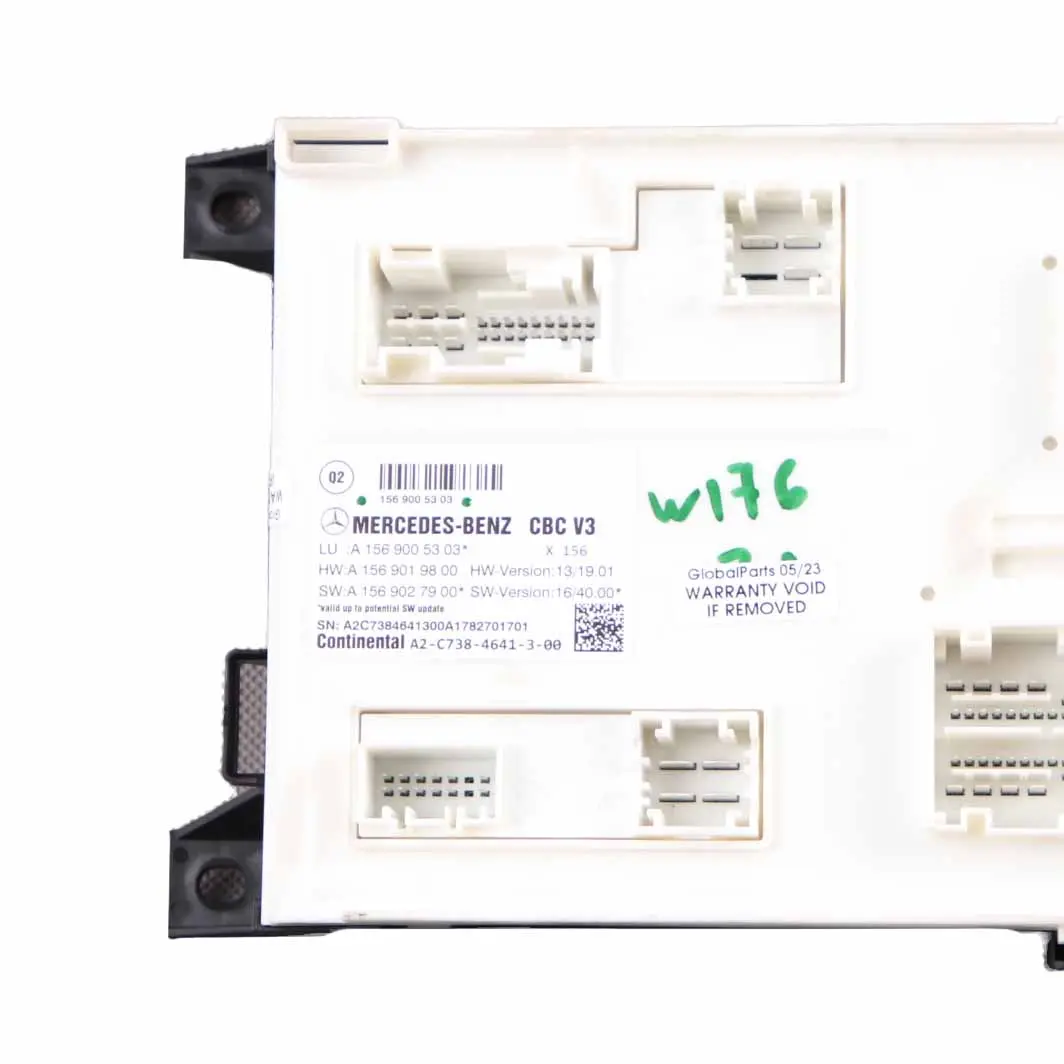 Mercedes W176 Body Control Module BCM Control Unit ECU - SKU A1569005303 - Numéro de pièce A1569005303