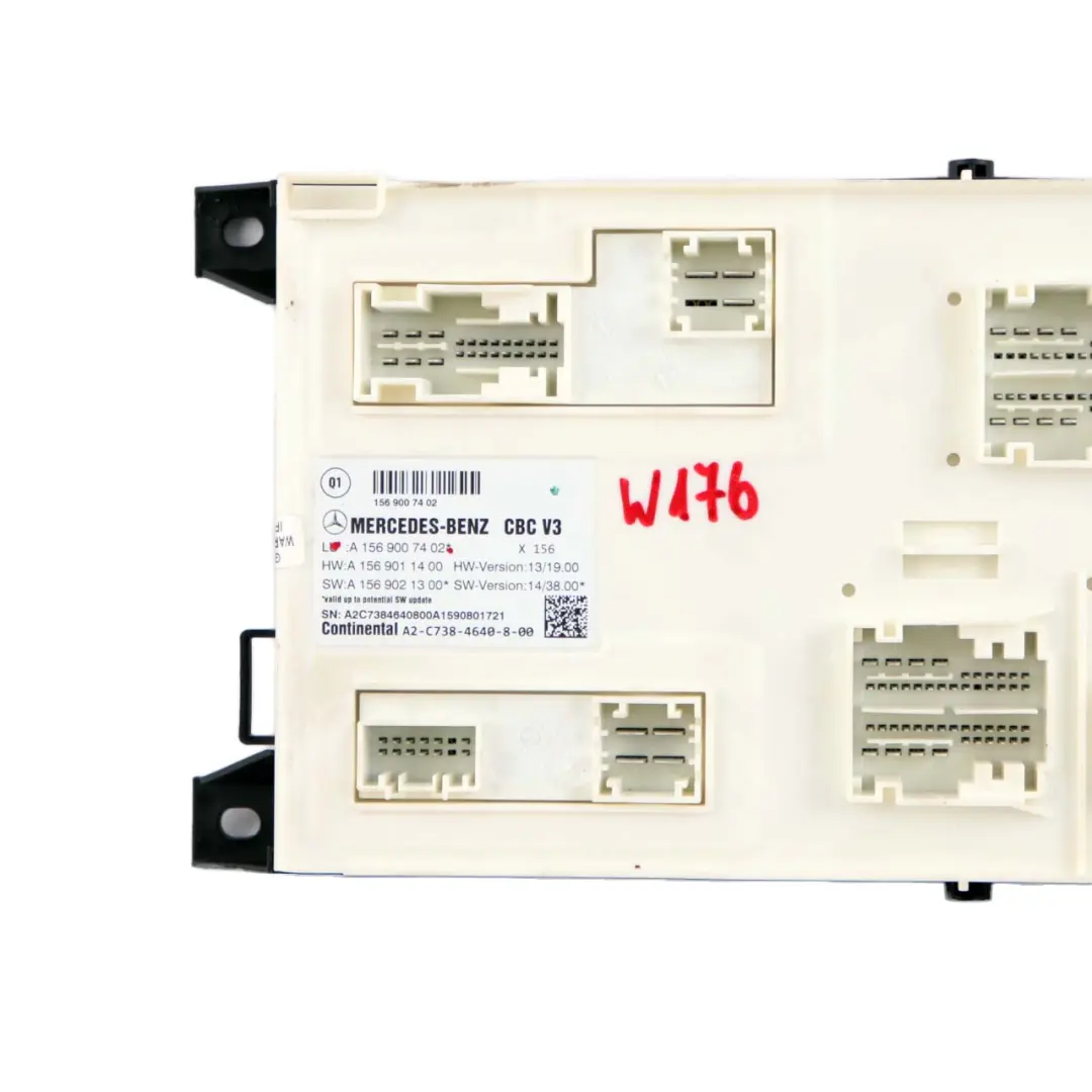 Body Control Module Unit Fuse Box BCM ECU to Mercedes W176 W246 with Part number A1569007402 Mercedes W176 W246 Body Control Module Unit Fuse Box BCM ECU - SKU A1569007402 - Part number A1569007402