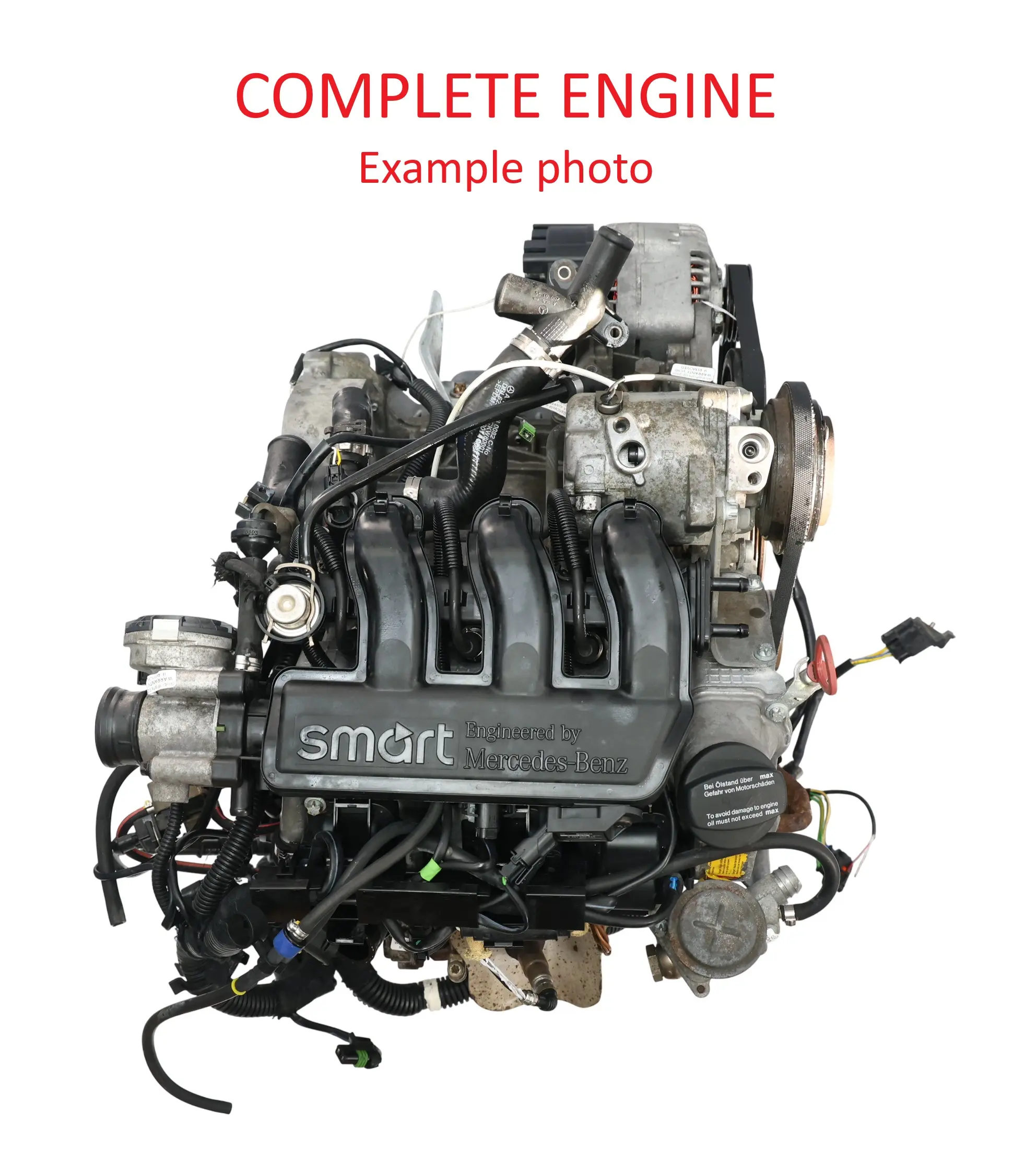 Smart Roadster W452 Motor Desnudo 160922 160.922 159 000 km, GARANTÍA