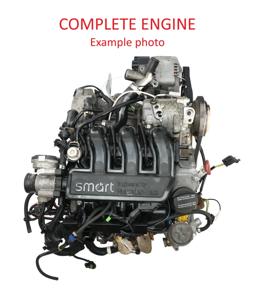 Smart Roadster W452 Silnik Goły Słupek 160922 160.922 - SKU A1600103300 - Numer Części A1600103300