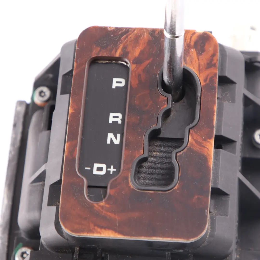 Caja Cambios Automática Selector Mecanismo Cambio Cubierta Madera para Mercedes W163 con número de pieza A1632601109 Mercedes W163 Caja Cambios Automática Selector Mecanismo Cambio Cubierta Madera - SKU A1632601109-1 - Número de pieza A1632601109