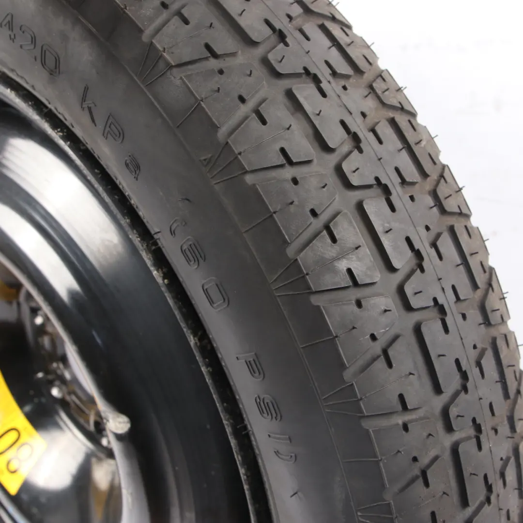 Spare Wheel Steel Tyre R18 Dunlop 155/90 to Mercedes W163 with Part number A1634011102 Mercedes W163 Spare Wheel Steel Tyre R18 Dunlop 155/90 - SKU A1634011102-1 - Part number A1634011102