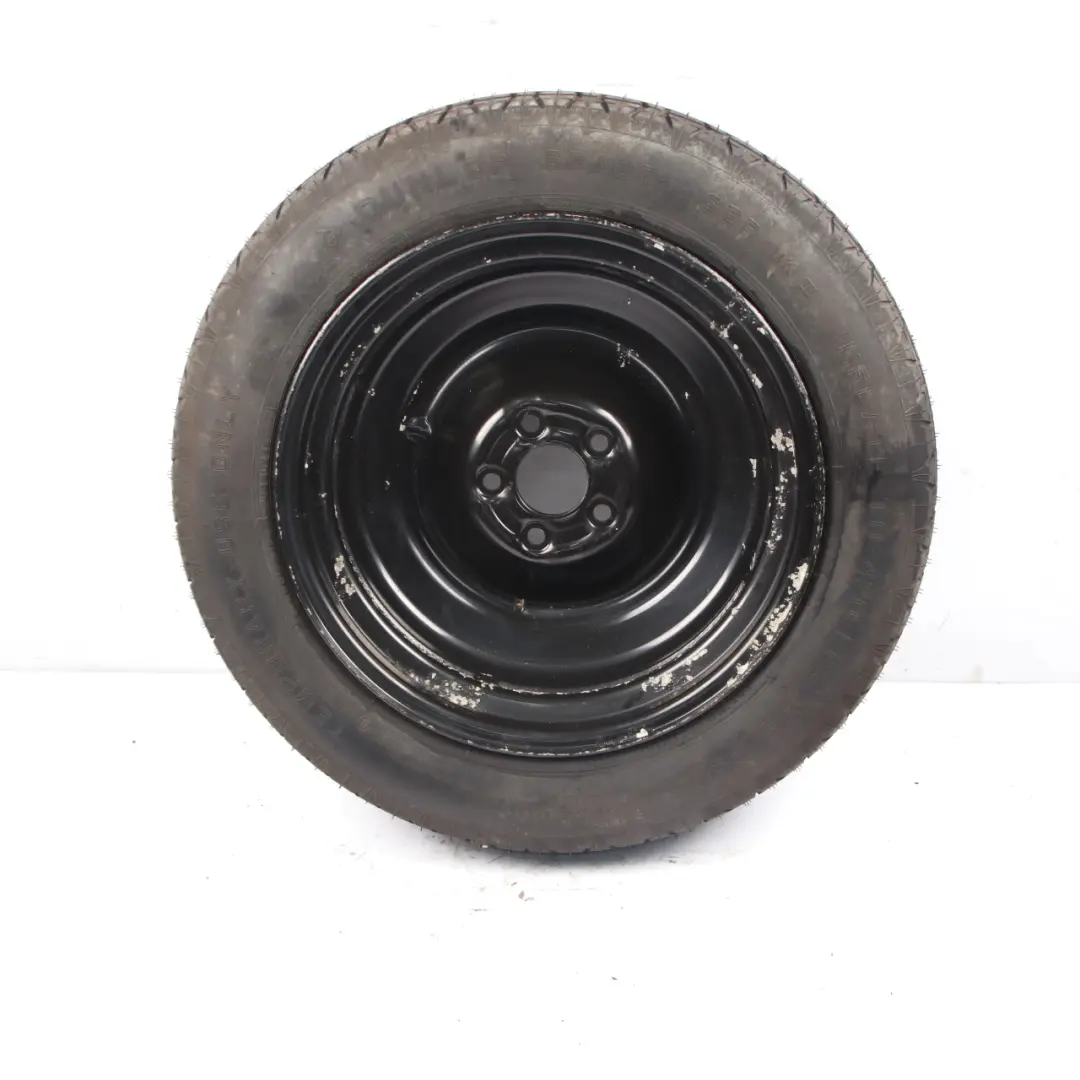 Spare Wheel Steel Tyre R18 Dunlop 155/90 to Mercedes W163 with Part number A1634011102 Mercedes W163 Spare Wheel Steel Tyre R18 Dunlop 155/90 - SKU A1634011102-1 - Part number A1634011102