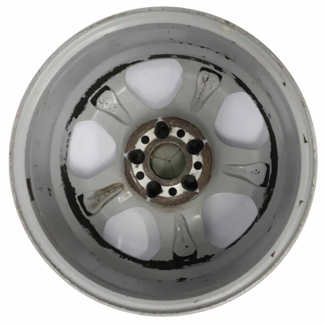 Alloy Wheel Rim 17" 8J ET:52 to Mercedes ML W163 Silver with Part number A1634012602 Mercedes ML W163 Silver Alloy Wheel Rim 17" 8J ET:52 - SKU A1634012602-4 - Part number A1634012602