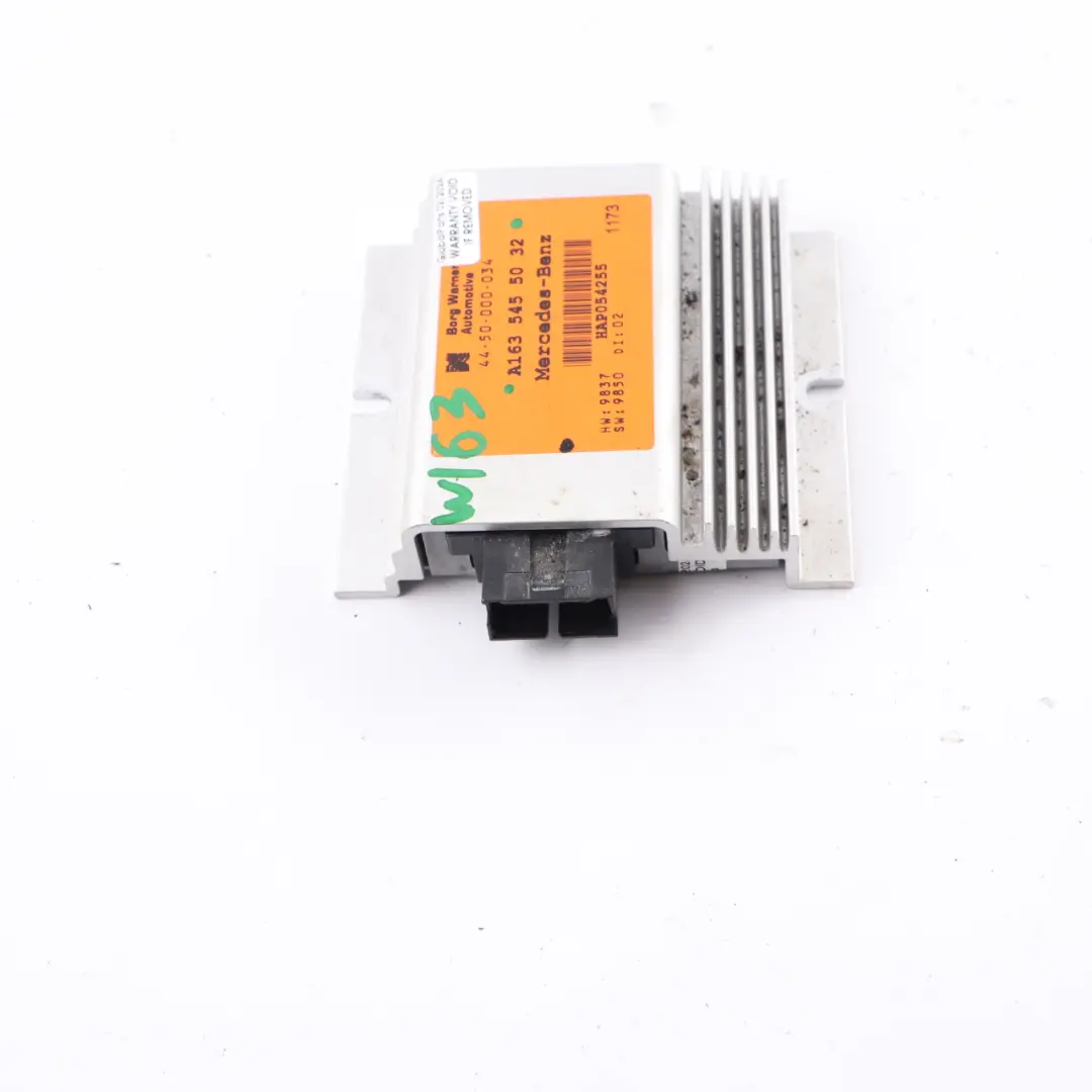 Gearbox Transfer Case Control Module Unit ECU to Mercedes W163 with Part number A1635455032 Mercedes W163 Gearbox Transfer Case Control Module Unit ECU - SKU A1635455032 - Part number A1635455032