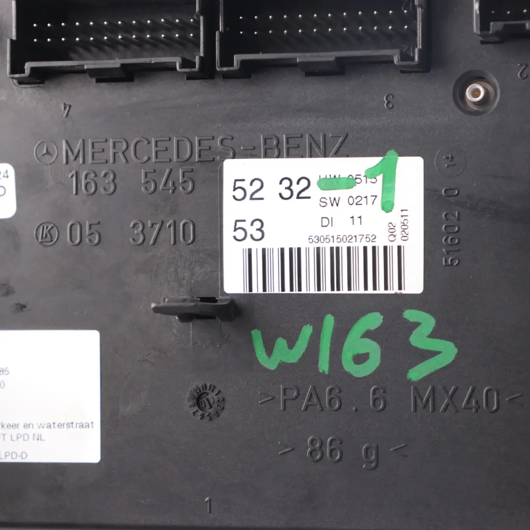 Mercedes W163 SAM Control Unit AAM2 - SKU A1635455232-1 - Part number A1635455232