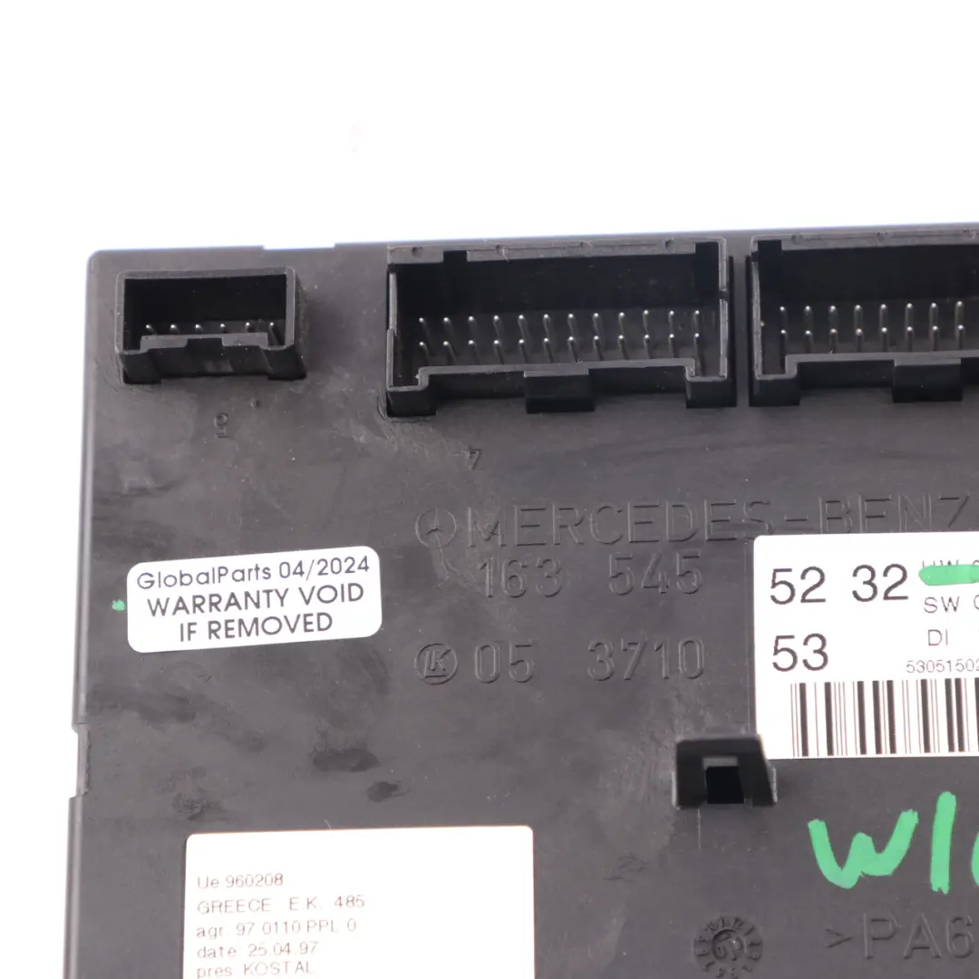 Mercedes W163 SAM Control Unit AAM2 - SKU A1635455232-1 - Part number A1635455232