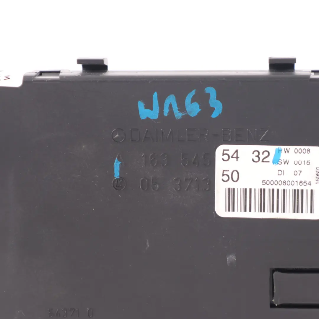 Immobilizer Control Unit Module ECU Control Unit to Mercedes ML W163 with Part number A1635455432 Mercedes ML W163 Immobilizer Control Unit Module ECU Control Unit - SKU A1635455432 - Part number A1635455432