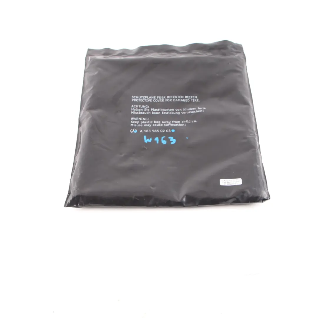 Housse de protection pour pneu endommagé pour Mercedes ML W163 à propos du numéro de pièce A1635850203 Mercedes ML W163 Housse de protection pour pneu endommagé - SKU A1635850203 - Numéro de pièce A1635850203
