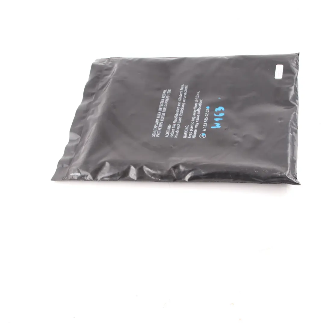 Cubierta Protectora Para Neumático Dañado para Mercedes ML W163 con número de pieza A1635850203 Mercedes ML W163 Cubierta Protectora Para Neumático Dañado - SKU A1635850203 - Número de pieza A1635850203