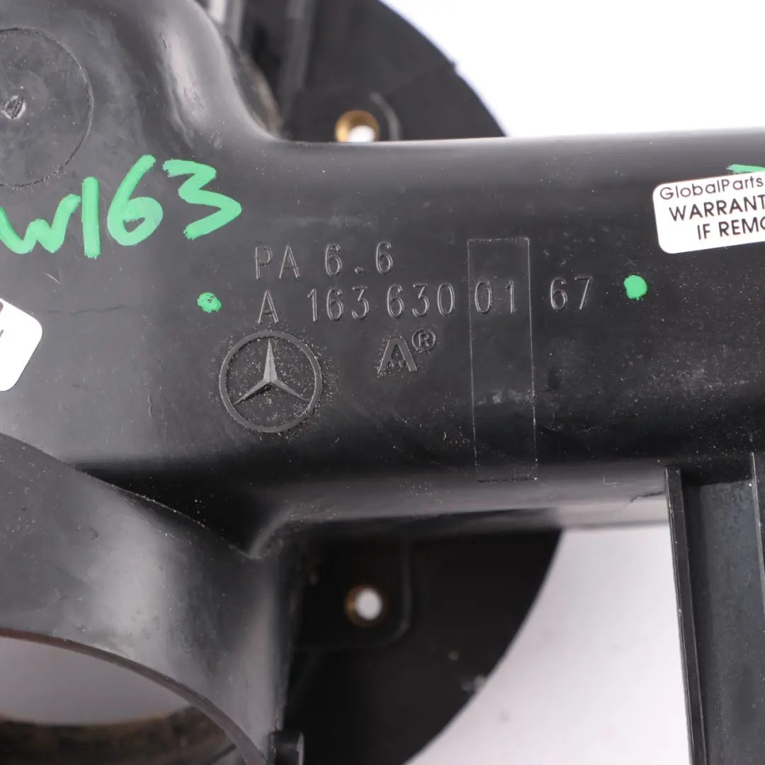 Mercedes ML W163 Cover Fuel Filler Pot Carrier Cap Fill Flap Recess - SKU A1636300167 - Part number A1636300167
