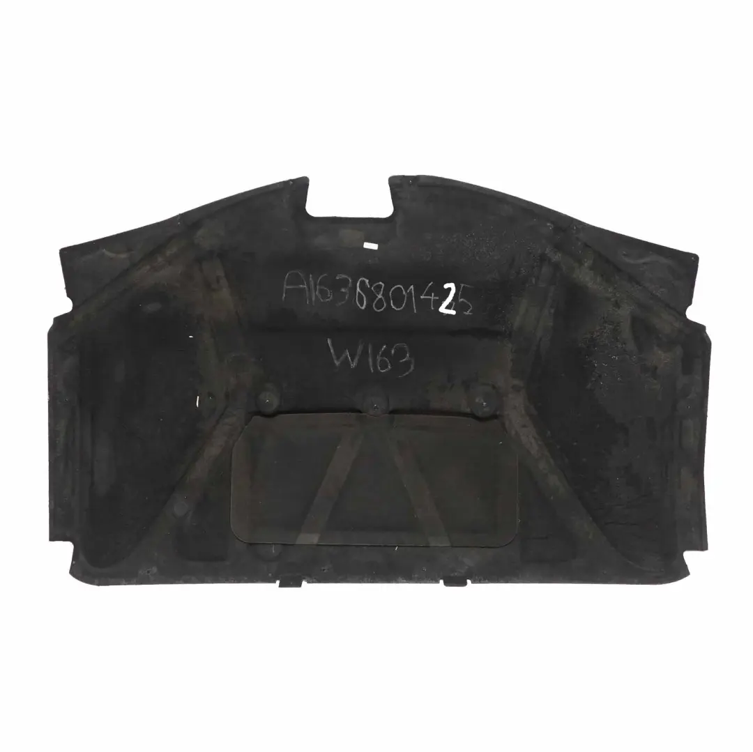 Mascherina Anteriore Cofano Isolamento per Mercedes ML W163 270 CDI con numero di parte A1636801425 Mercedes ML W163 270 CDI Mascherina Anteriore Cofano Isolamento - SKU A1636801425-1 - Numero di parte A1636801425