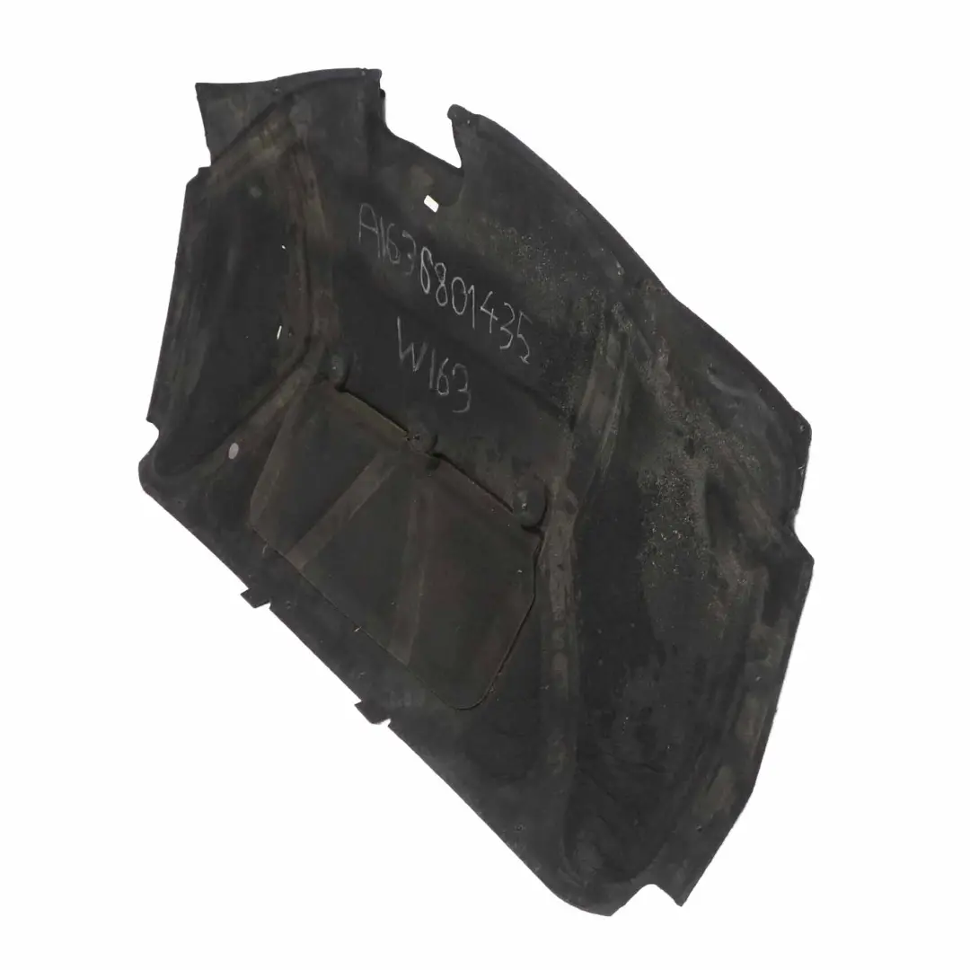 Mascherina Anteriore Cofano Isolamento per Mercedes ML W163 270 CDI con numero di parte A1636801425 Mercedes ML W163 270 CDI Mascherina Anteriore Cofano Isolamento - SKU A1636801425-1 - Numero di parte A1636801425