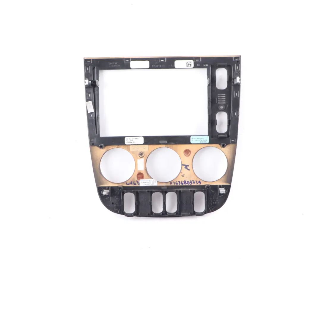 Mercedes-Benz ML W163 Mittelkonsole Armaturenbrett Rahmen Walnuss für mit Teilenummer A1636803739 Mercedes-Benz ML W163 Mittelkonsole Armaturenbrett Rahmen Walnuss - SKU A1636803739 - Teilenummer A1636803739