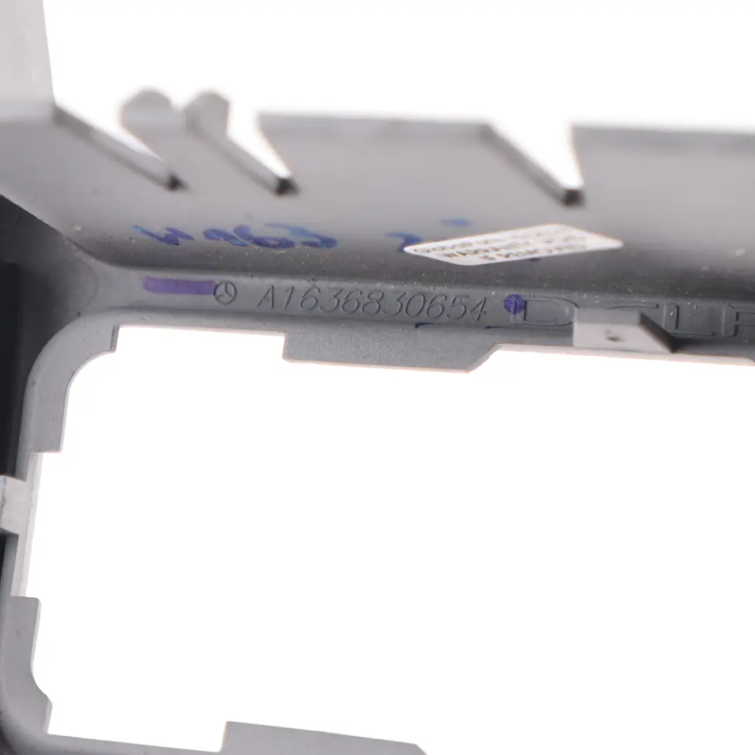 Mercedes ML W163 Centre Console Rear Air Vent Trim Cover Frame Grey - SKU A1636830654 - Part number A1636830654