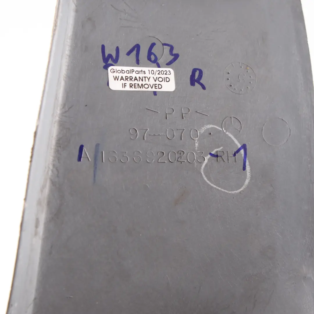  Mercedes-Benz ML W163 Verkleidung D Säule Hinten Rechts Anthrazit - SKU A1636920203-1 - Teilenummer A1636920203