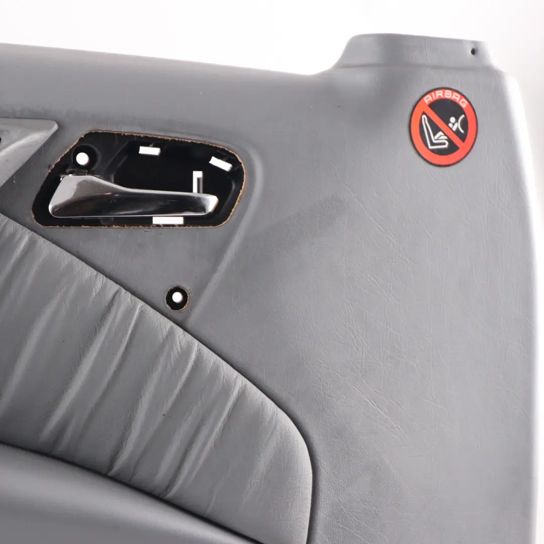 Mercedes ML W163 Door Card Front Left N/S Trim Panel Lining Grey Leather - SKU A1637203570-1 - Part number A1637203570